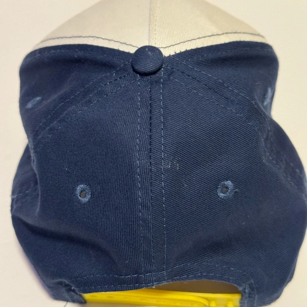 Kirby Nintendo Baseball Hat Blue White 100% Cotton Adjustable One Size